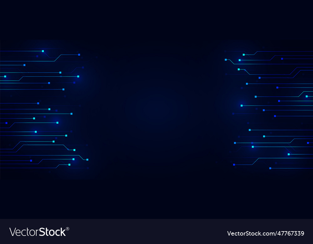 Technology background with hi-tech digital data vector image Technology background with hi-tech digital data