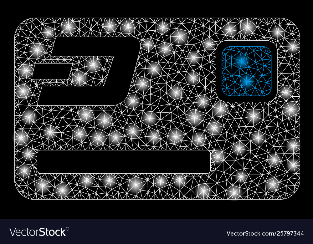 Helle Mesh Carcass Dash Kreditkarte mit Blitz