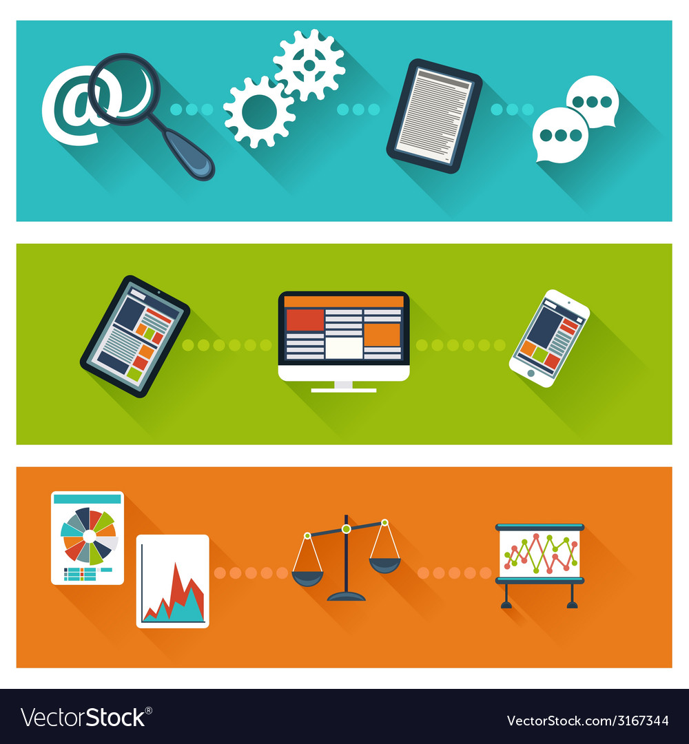 Concept for business development web analytics