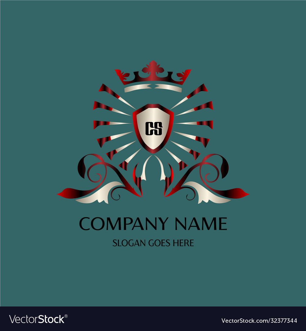 Cs initial logo with colorful circle template Vector Image Cs initial logo with colorful circle template