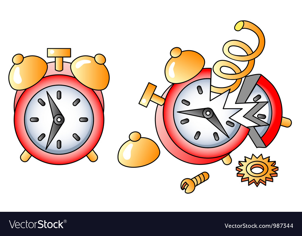 Damaged Alarm Clock