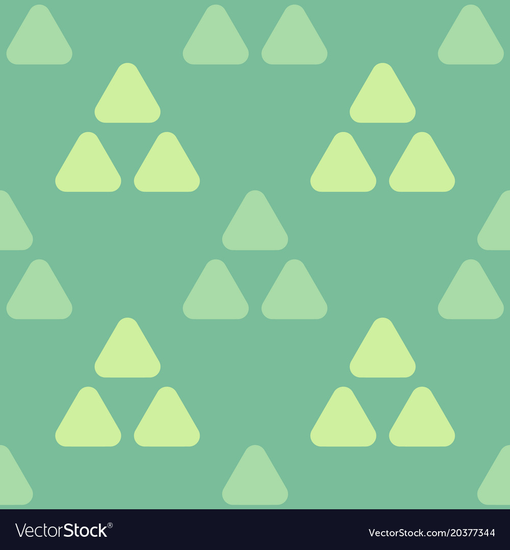 Hills and triangles seamless pattern