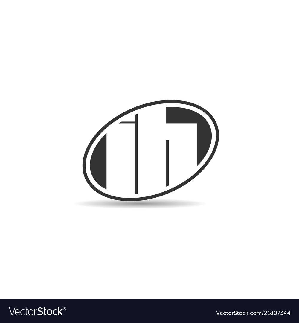 Initial letter ih logo template design