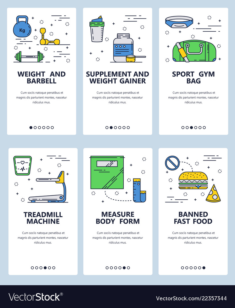 Onboarding Screens - Fitness & Sport