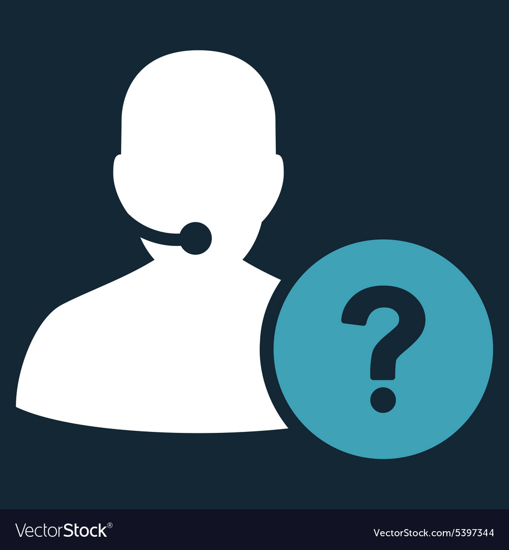 Online support icon from commerce set