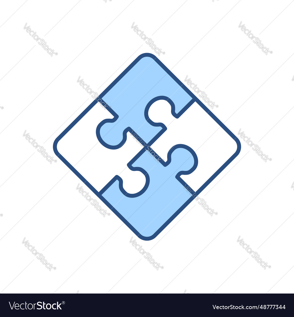 Puzzle related icon Vector Image Puzzle related icon