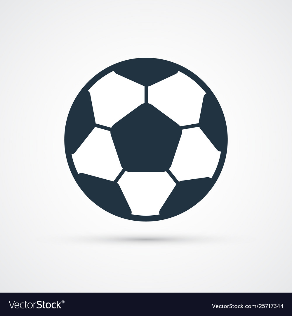 Soccer football ball colored Royalty Free Vector Image