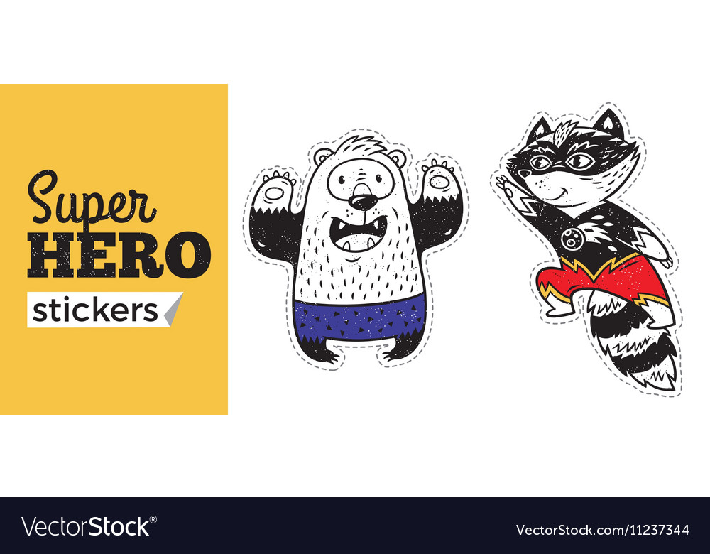 Super hero stickers