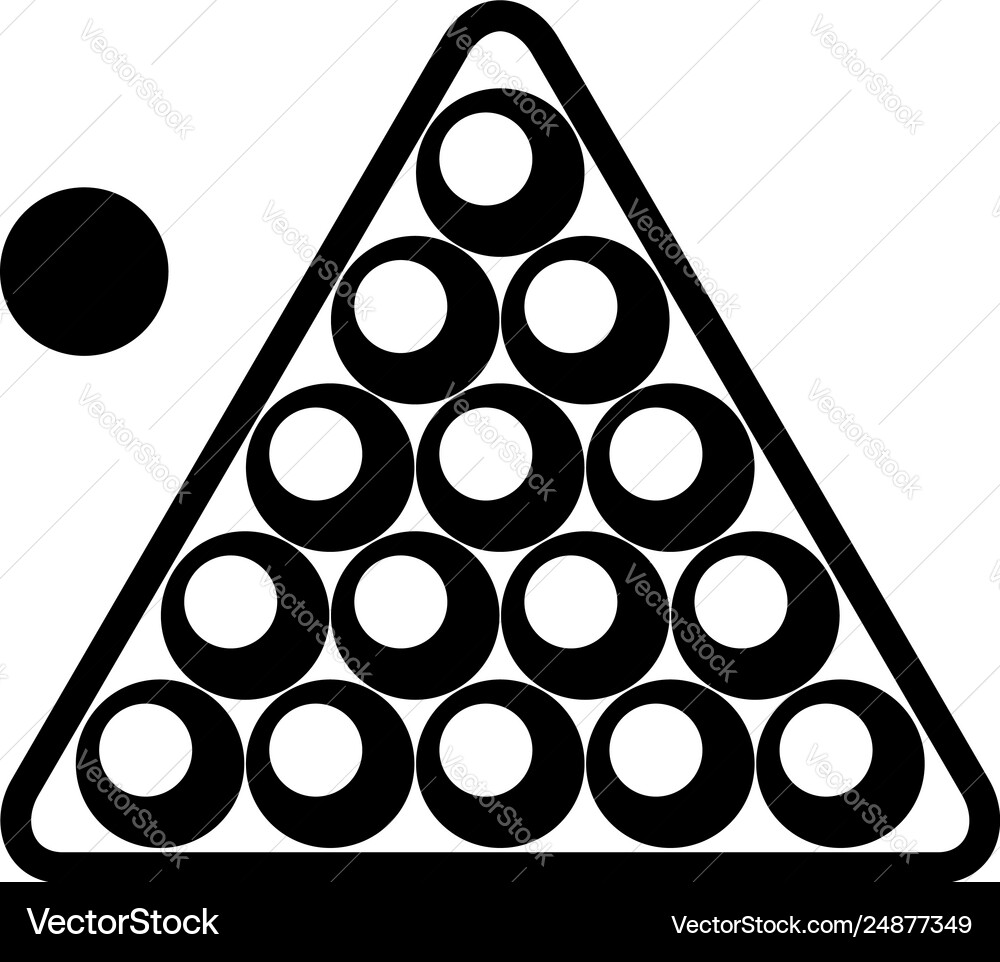 Billiards Royalty Free Vector Image - VectorStock