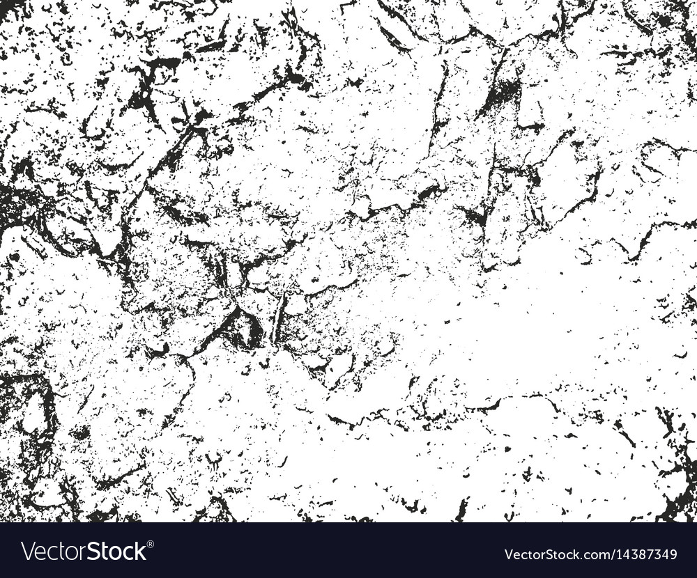 Distressed overlay texture of dust metal cracked Vector Image