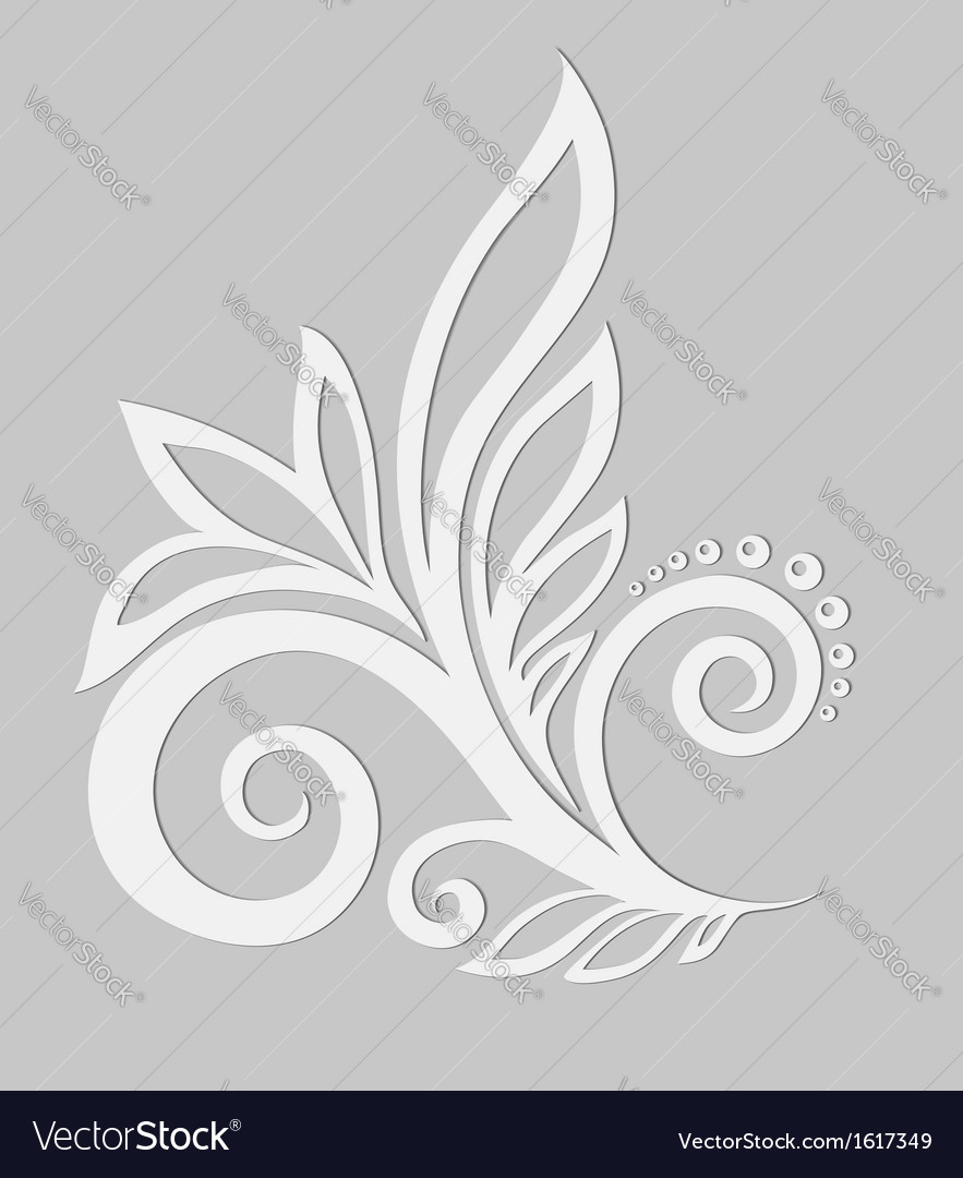 Elegant Floral Scroll Pattern