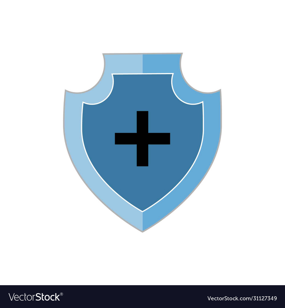 Medical emblem doctors symbol healthcare blue vector image Medical emblem doctors symbol healthcare blue
