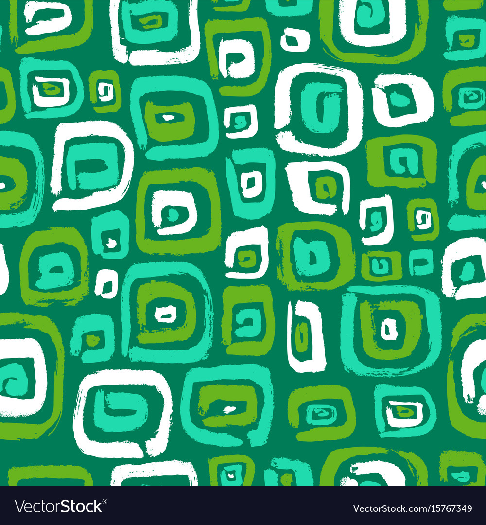 Seamless pattern with abstract square elements
