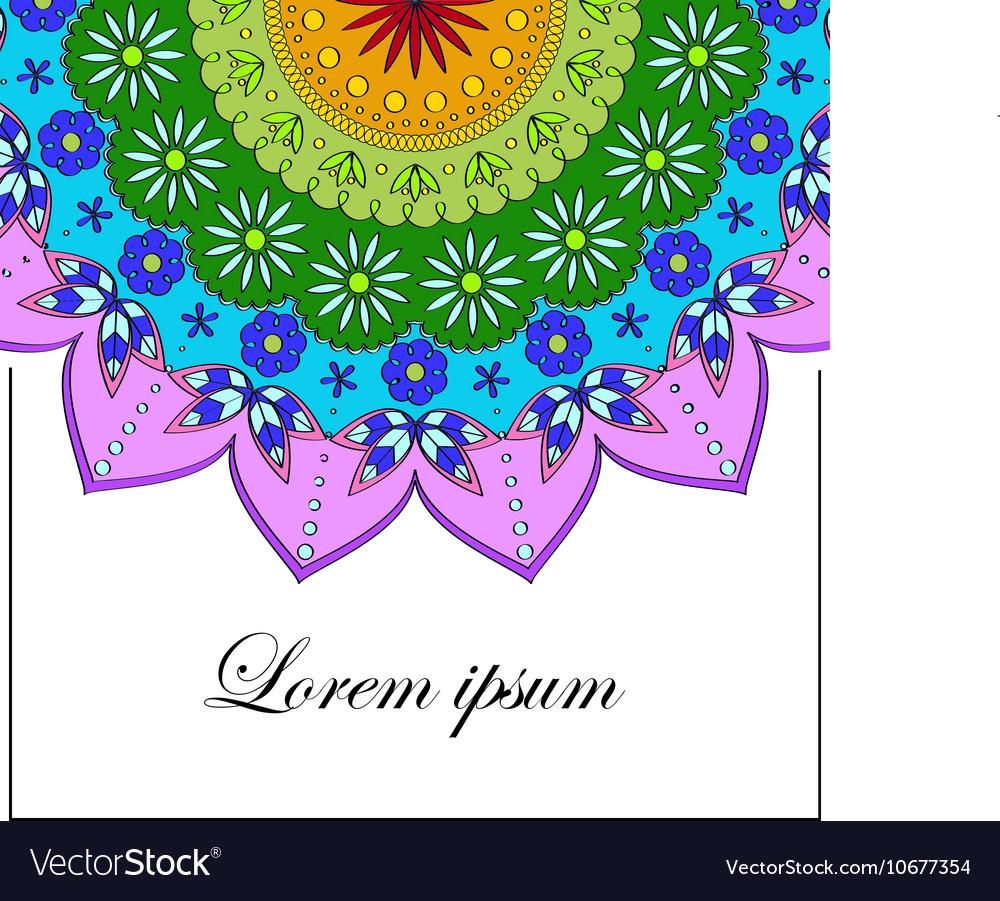 Background with round ornate