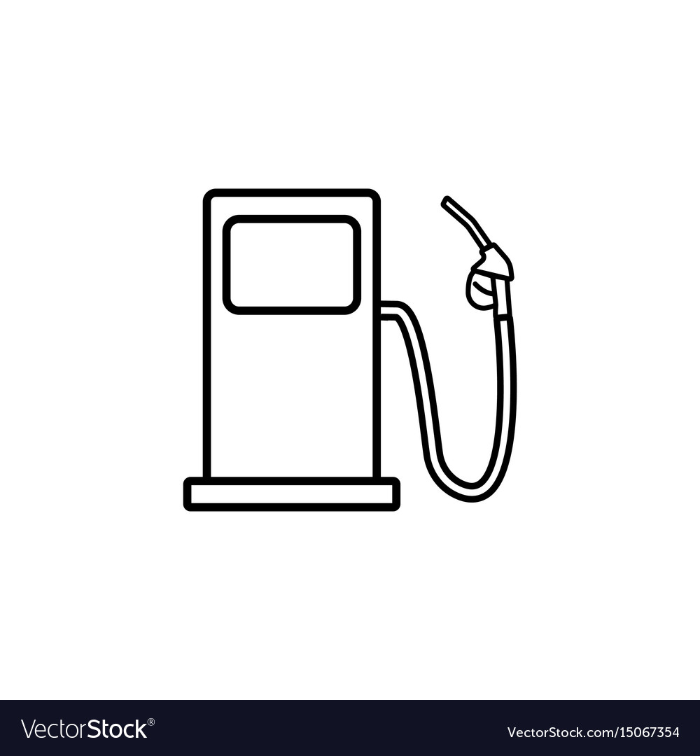 Gasoline Pump Icon - Fuel Station