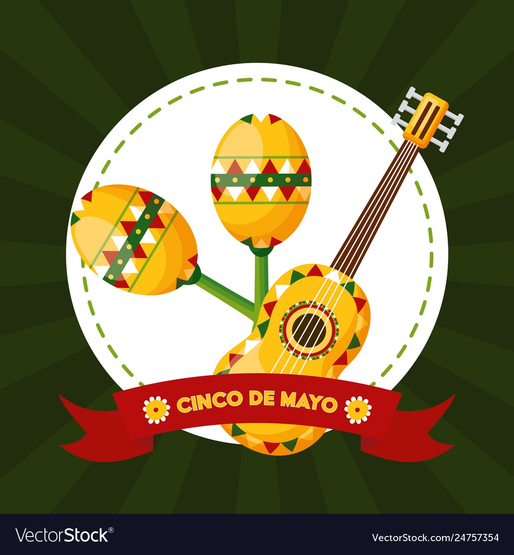 Mexico cinco de mayo Royalty Free Vector Image