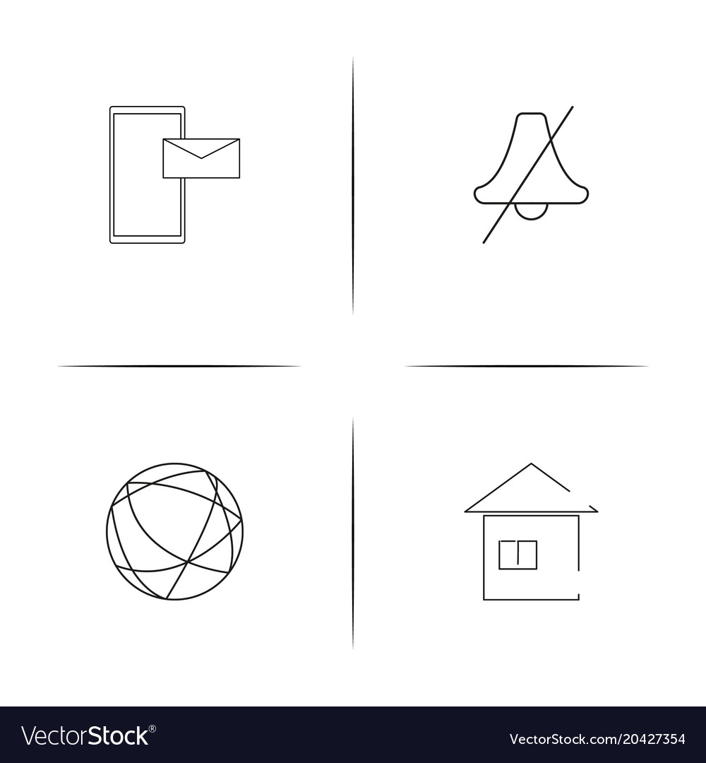 Web und Text einfache lineare Icon setsimple Umriss vector image Web und Text einfache lineare Icon setsimple Umriss