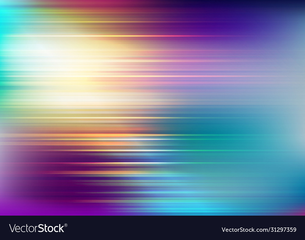 Abstract speed lines on blurred colors background