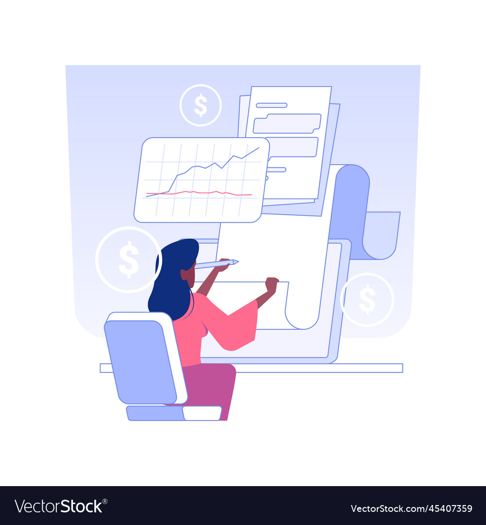 Accounting isolated concept