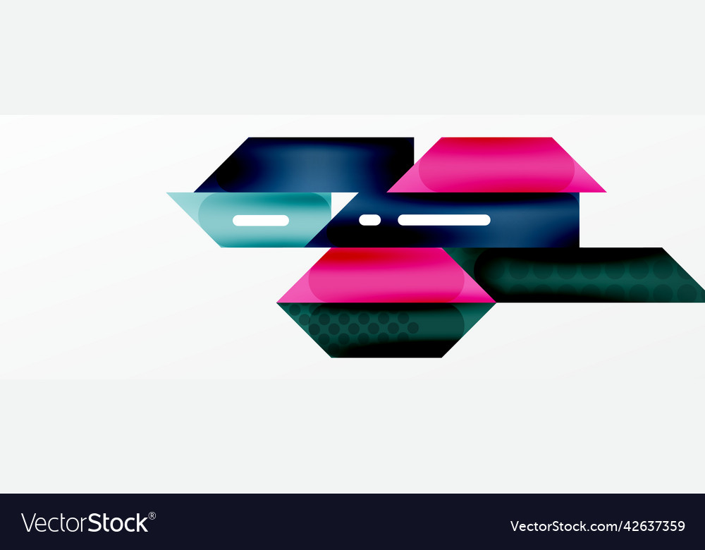 Background color abstract overlapping stripes vector image Background color abstract overlapping stripes