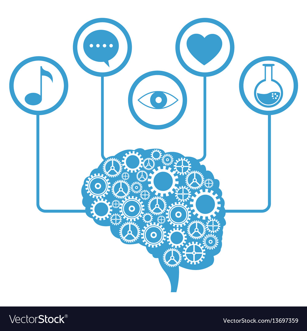 Brain Learning Icons - Gears & Concepts