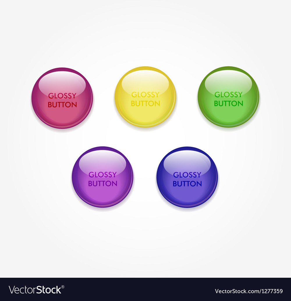 Glossy button