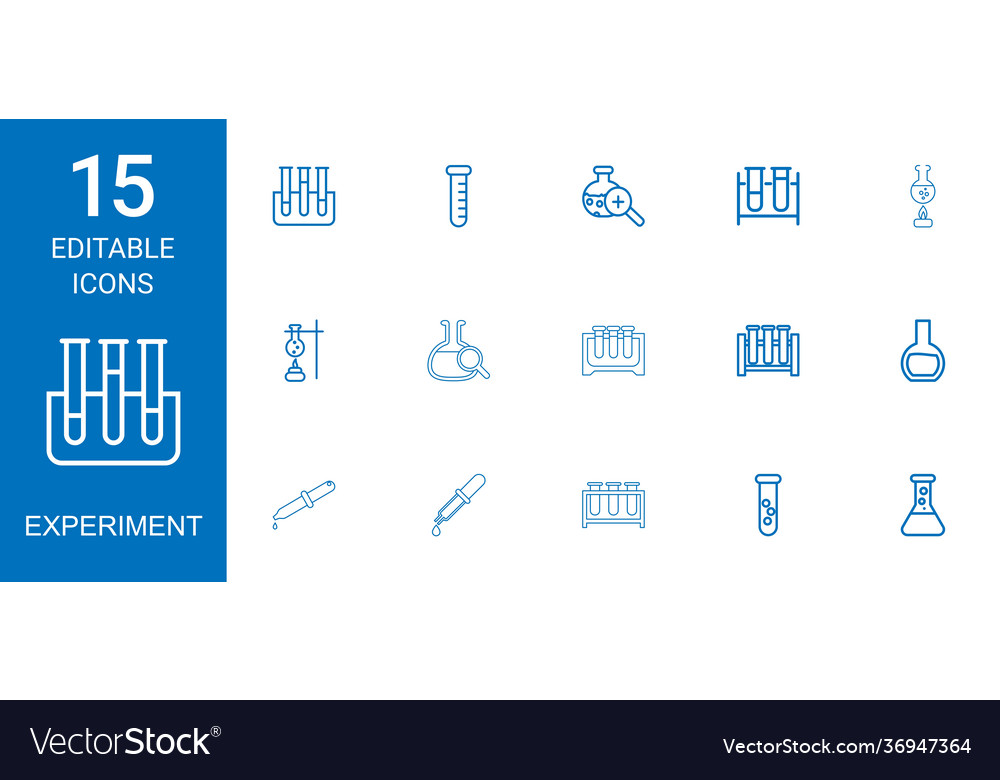 15 experiment icons