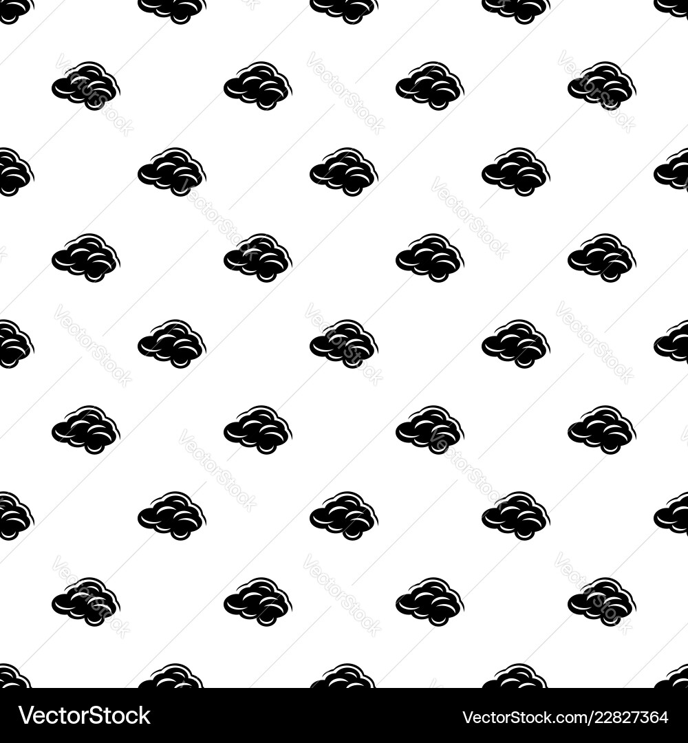 Climate cloud pattern seamless Royalty Free Vector Image