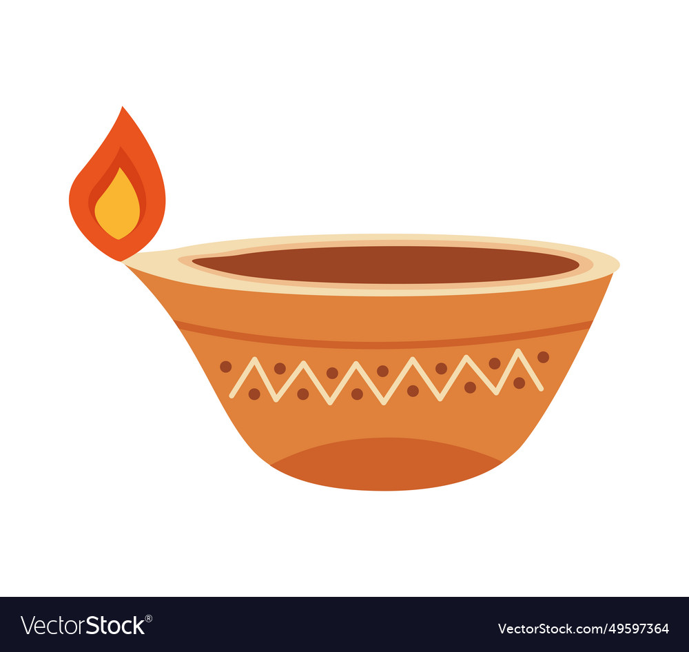 Diya Candle Royalty Free Vector Image Vectorstock Diya Candle Royalty Free Vector Image Vectorstock