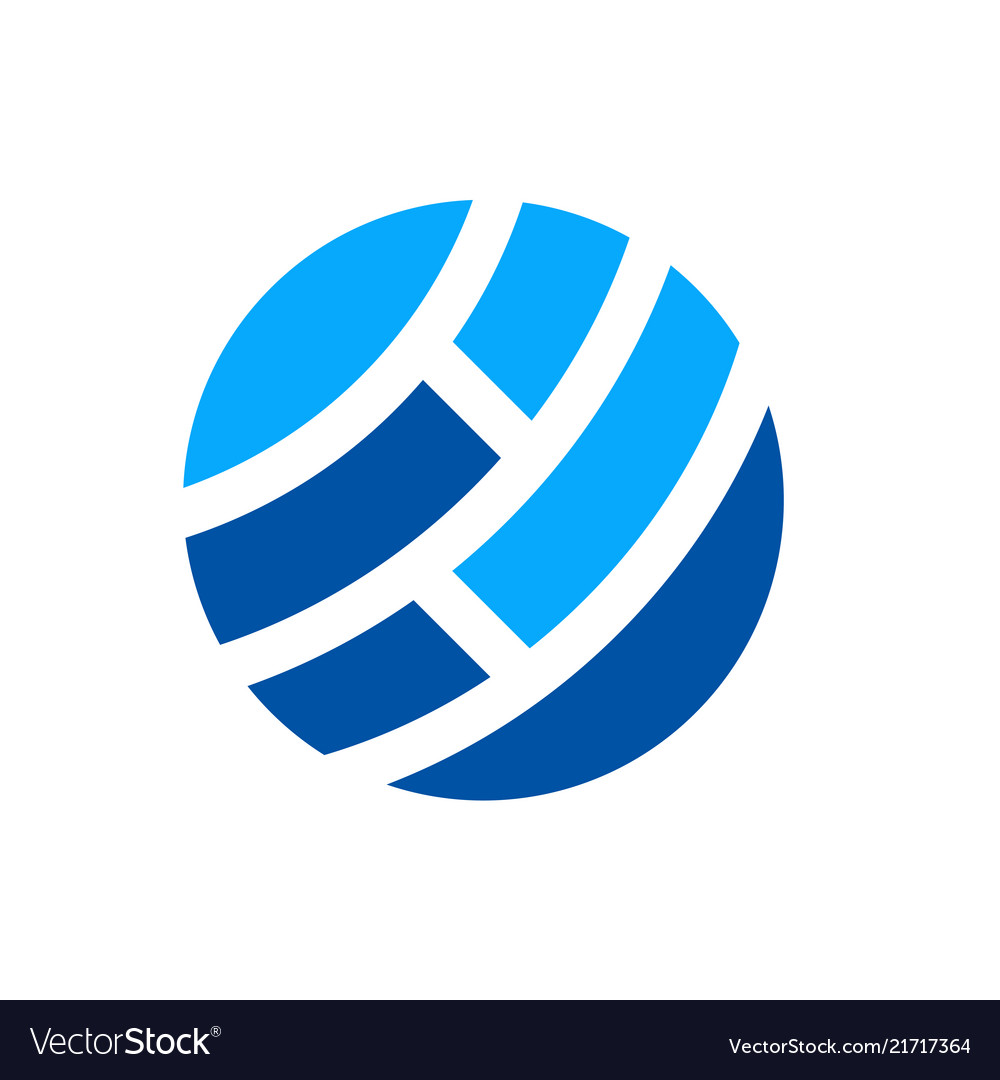 Global Network Icon - Sphere & Connect