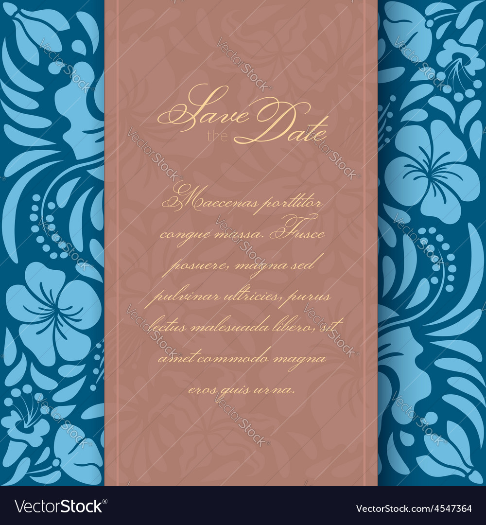 Save the date card