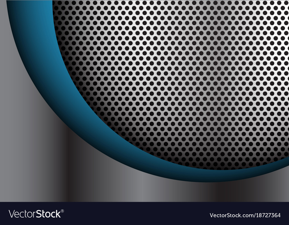 Silver Mesh Abstract Curve