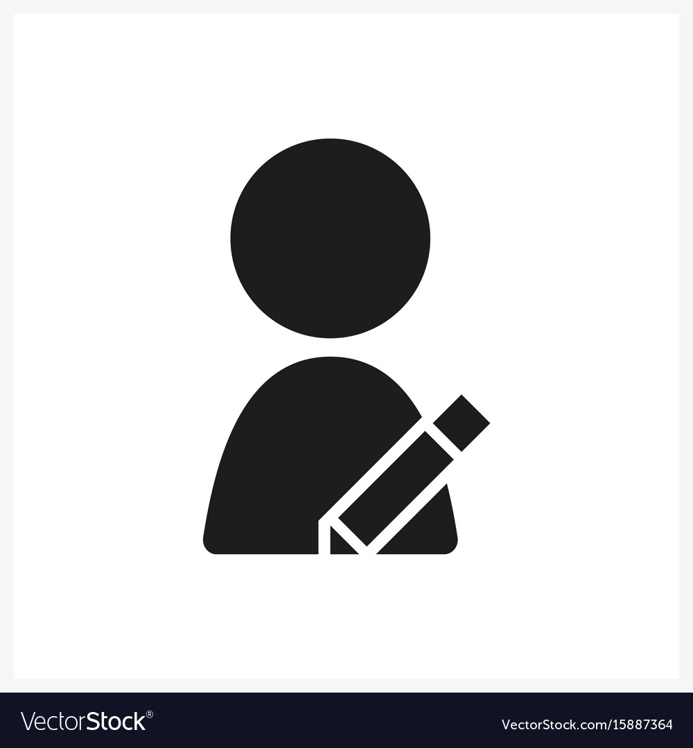 Text user icon avatar