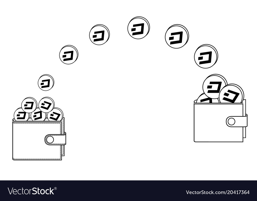 Transfer coins dash from one wallet to another