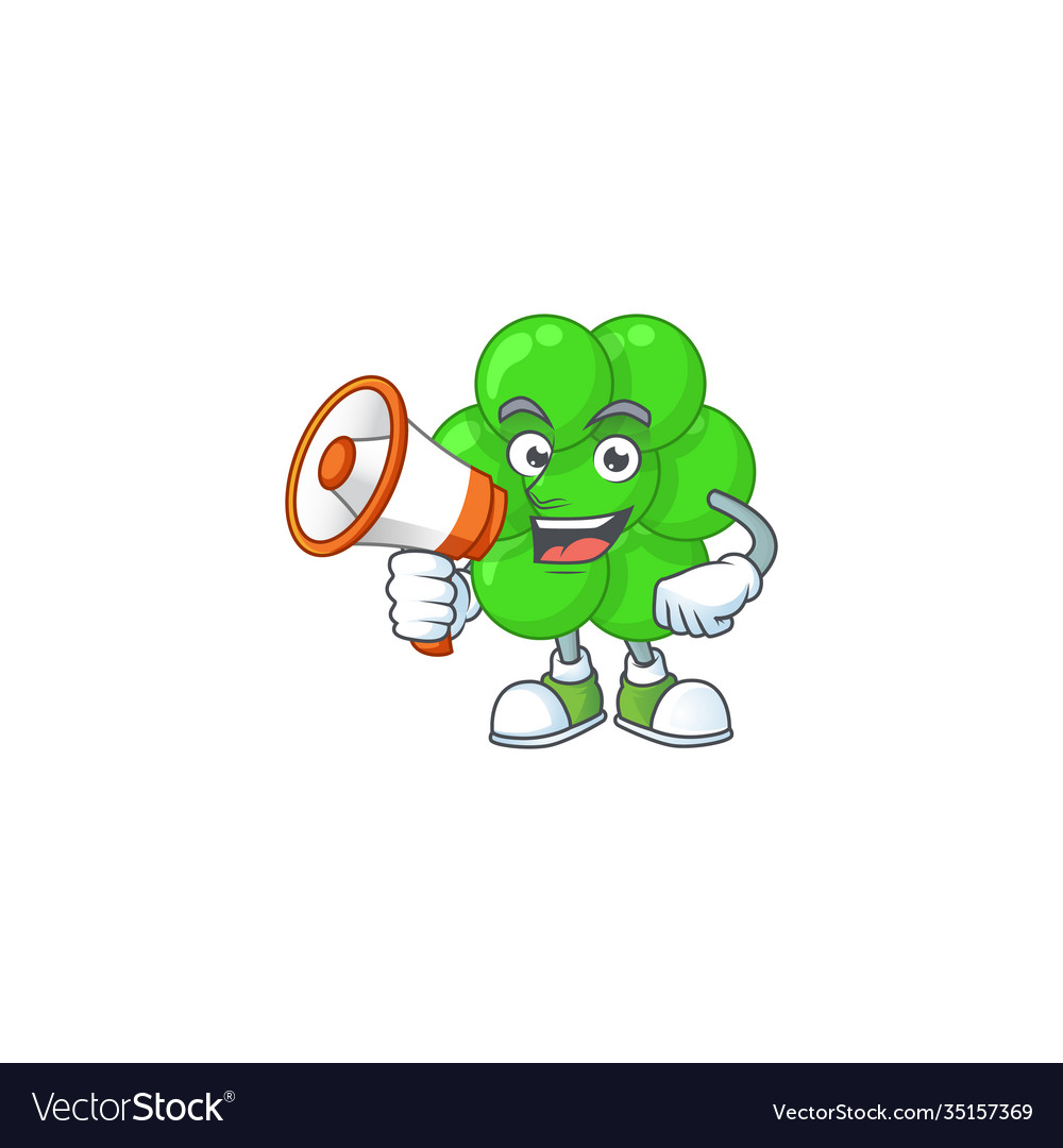 An image staphylococcus aureus with a megaphone