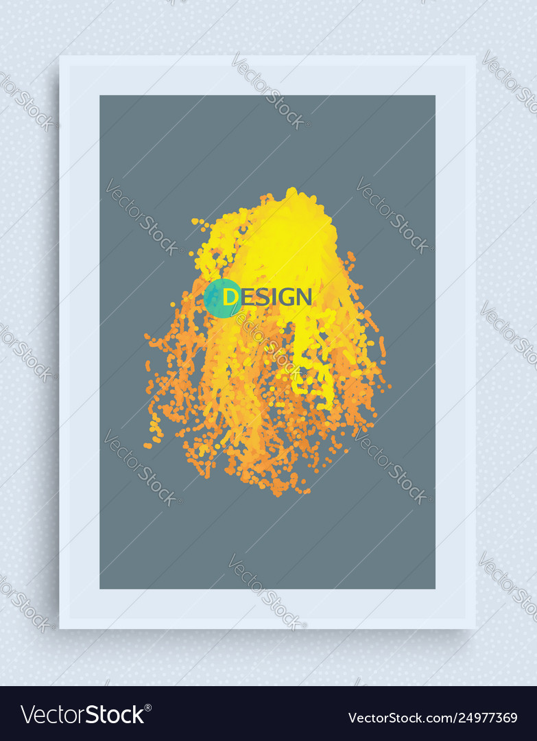 Array mit dynamischen Teilchen Schallwelle 3d vector image Array mit dynamischen Teilchen Schallwelle 3d