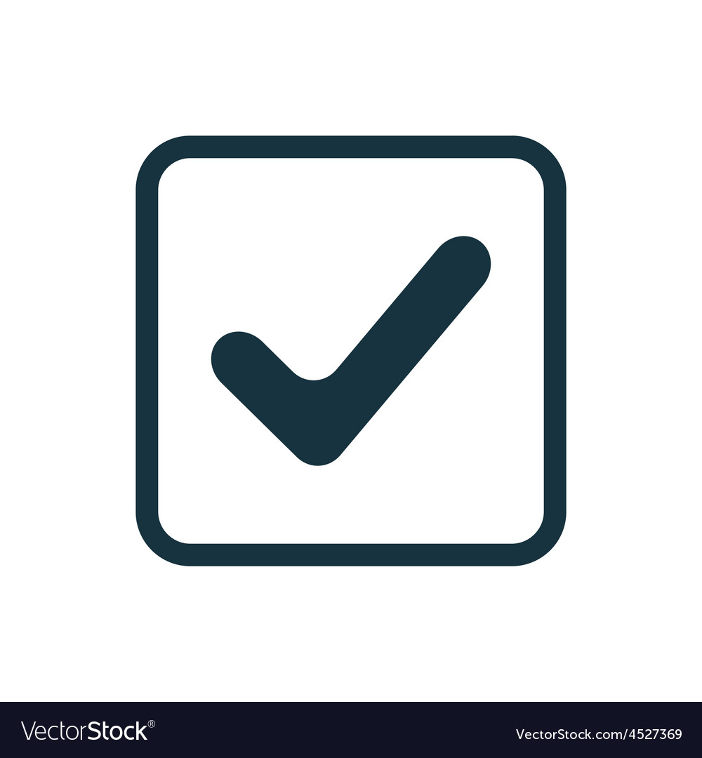 Checkmark Rounded Button