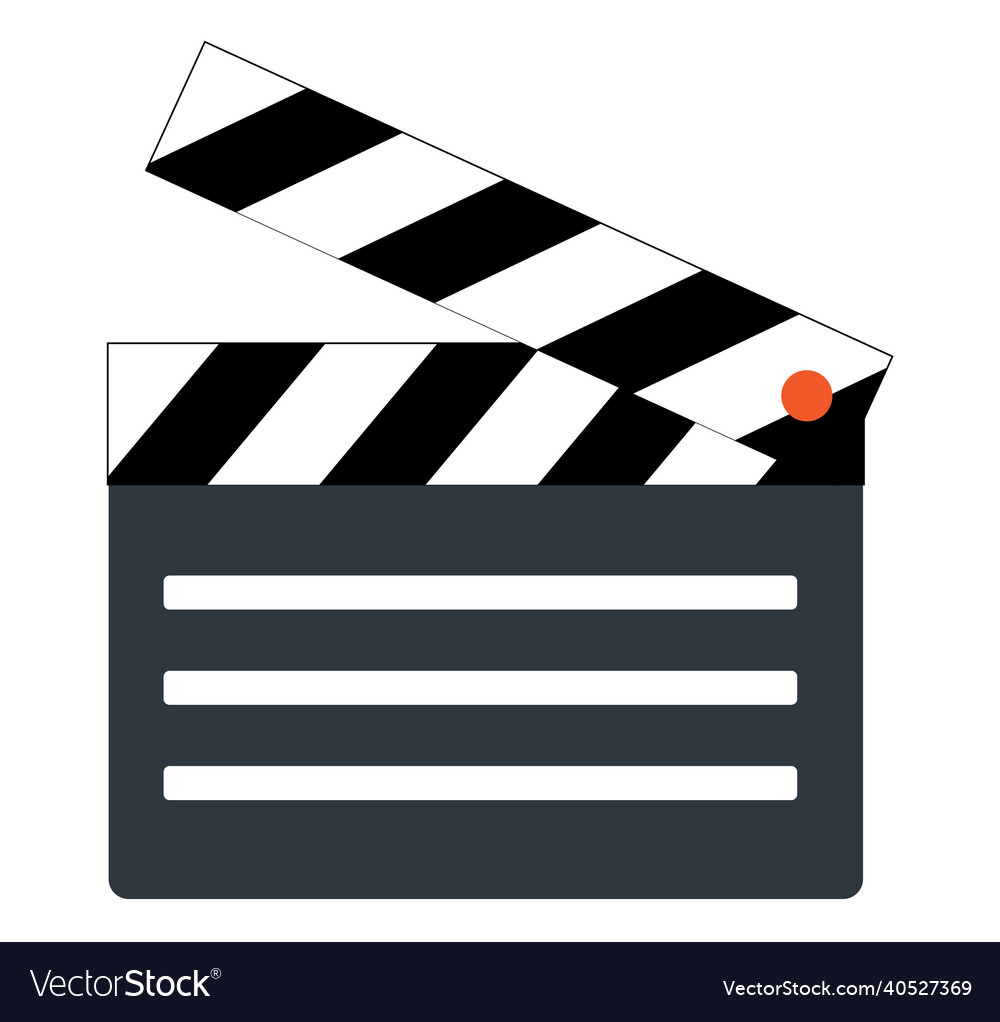 Clapperboard icon design