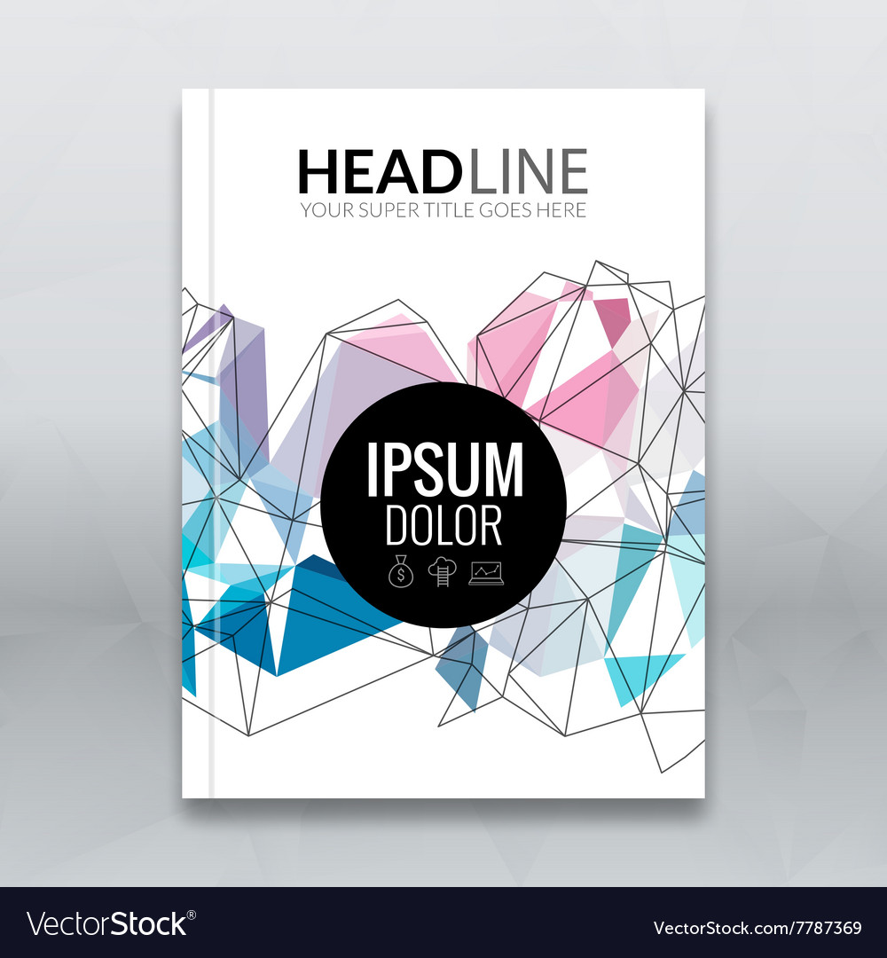 Colorful Geometric Report Cover