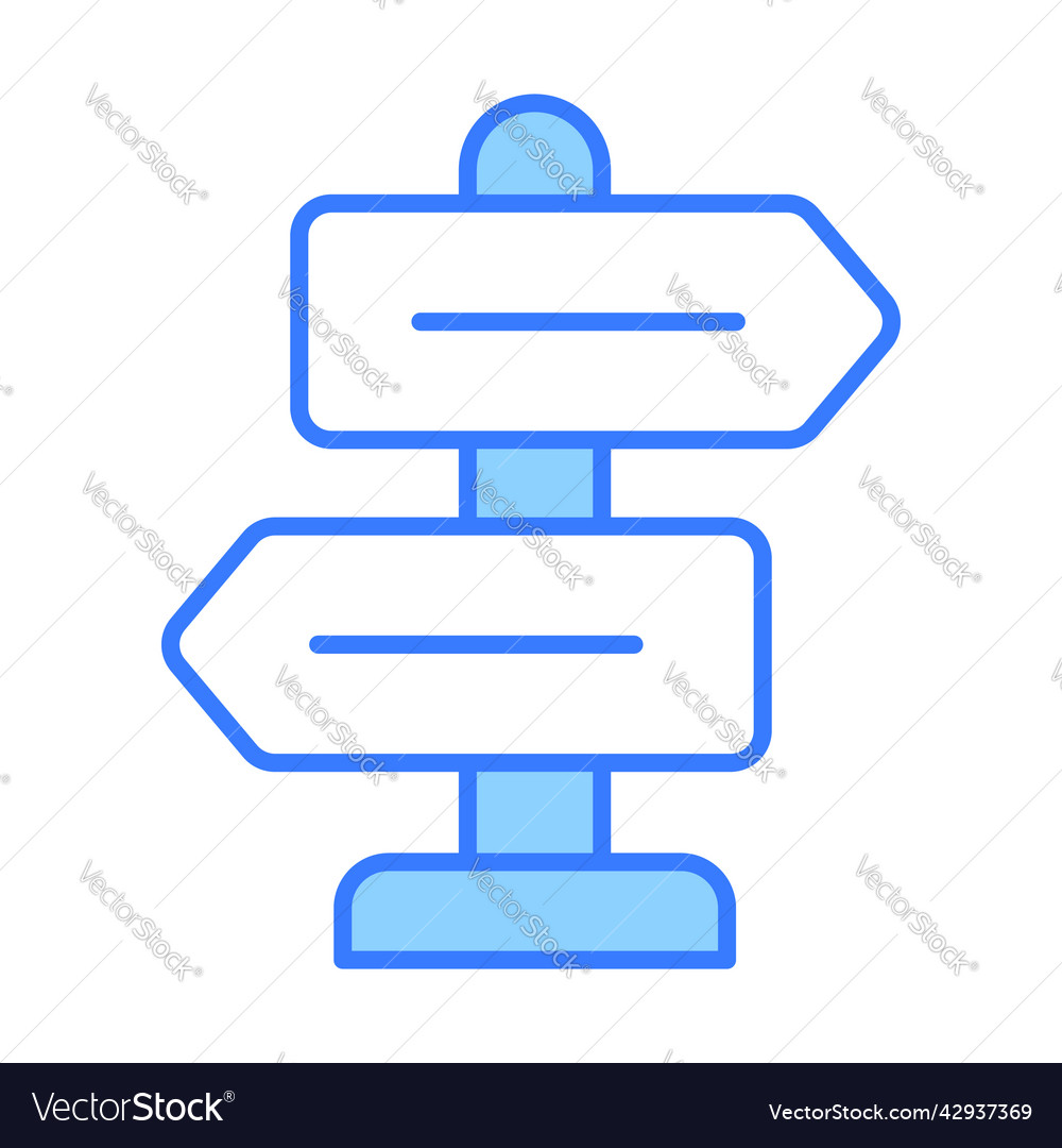 Guidepost finance related line icon editable