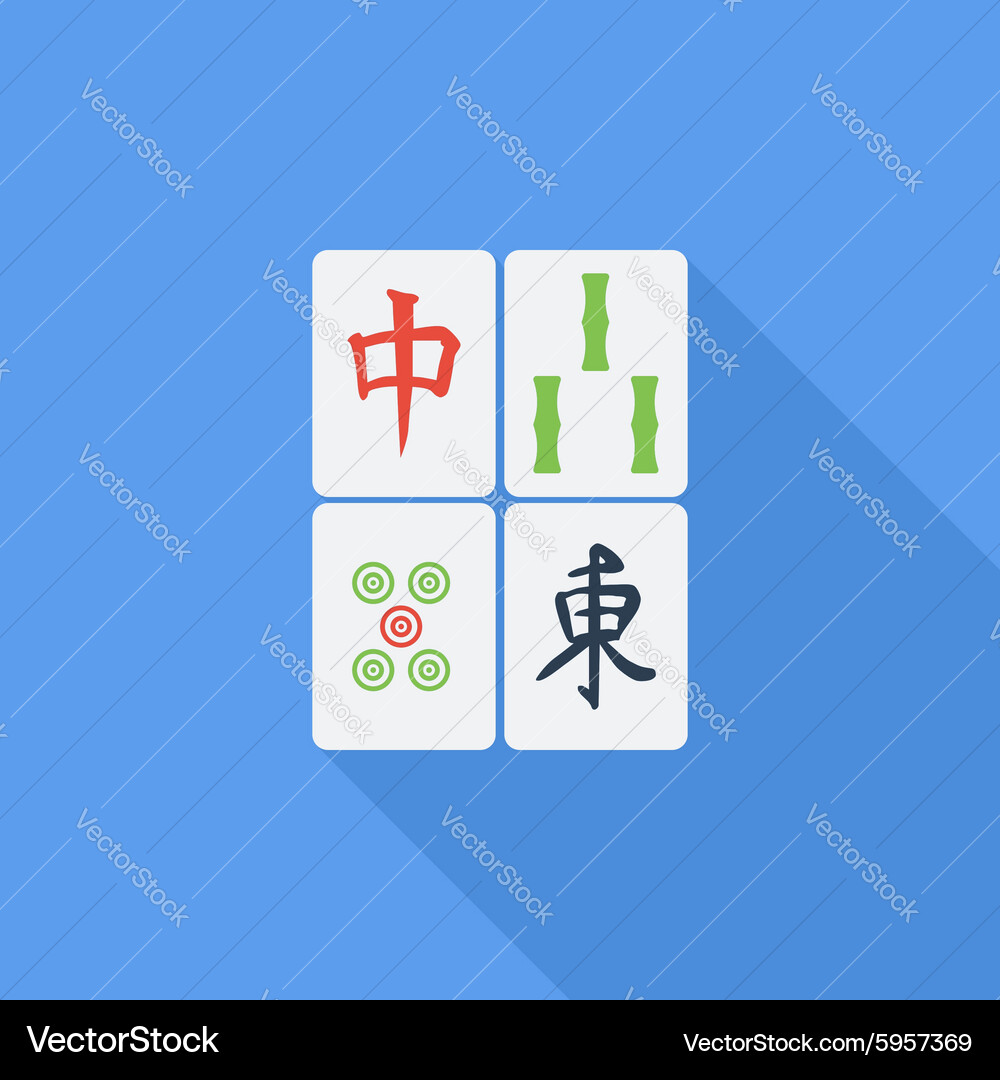 Mahjong Royalty Free Vector Image - VectorStock