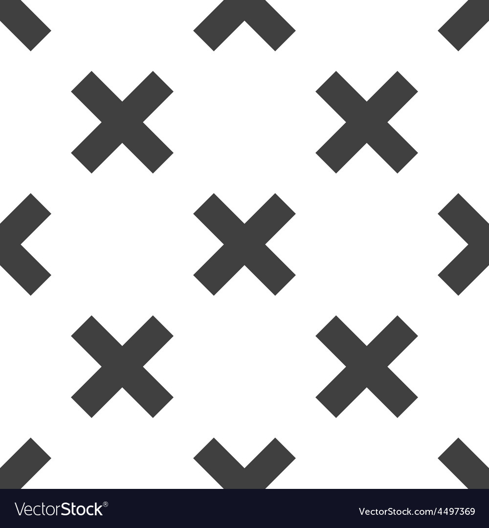 Seamless White and Black Pattern