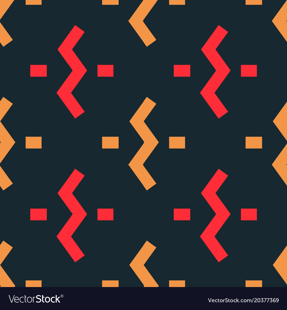 Zig zag link seamless pattern