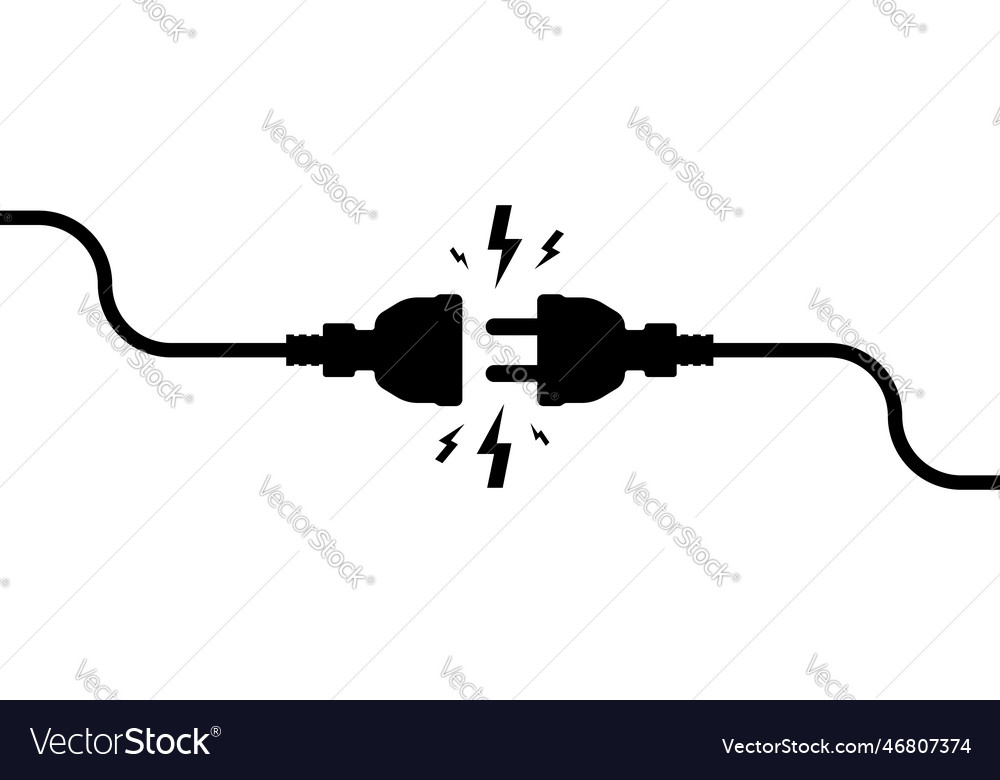 Electrical socket with plug the concept