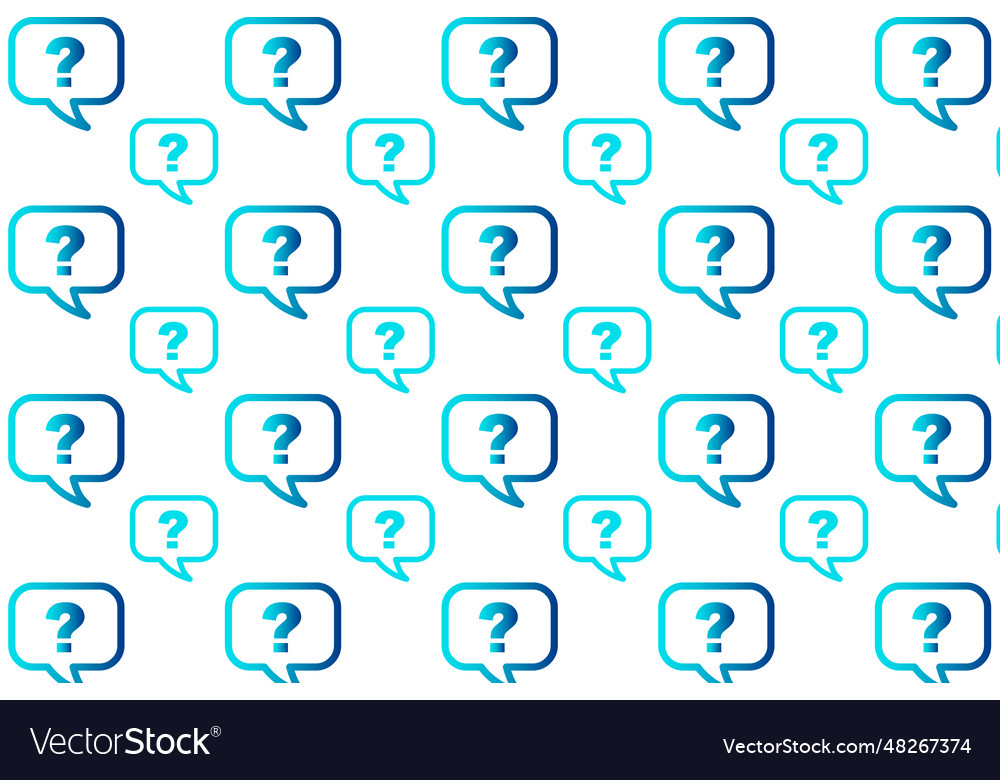 Modern question pattern background