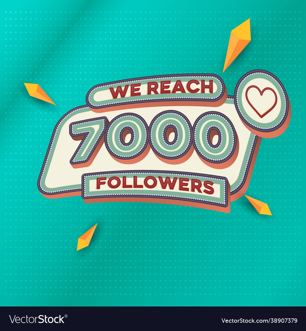 2000 followers square banner modern look