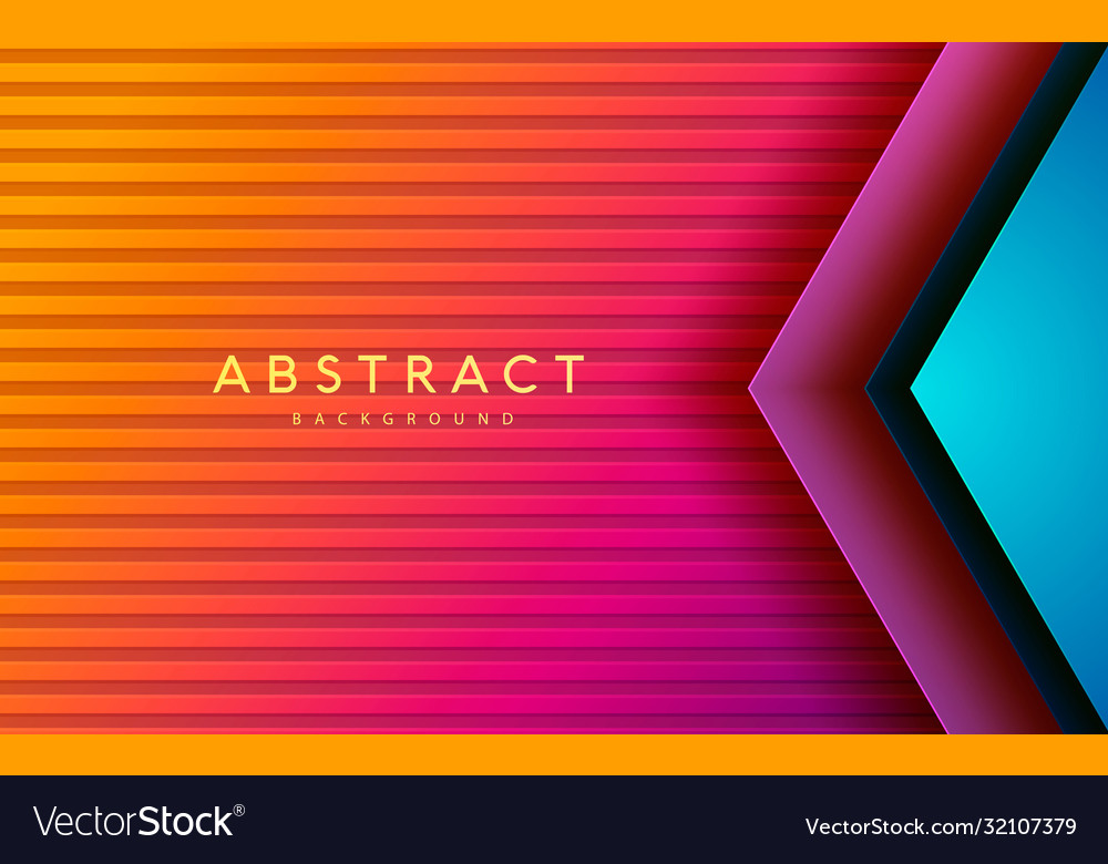 Bright papercut background colorful overlap