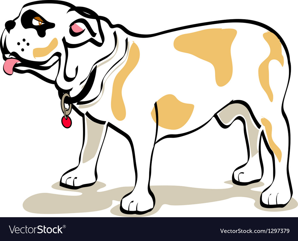 Bulldog Royalty Free Vector Image - VectorStock