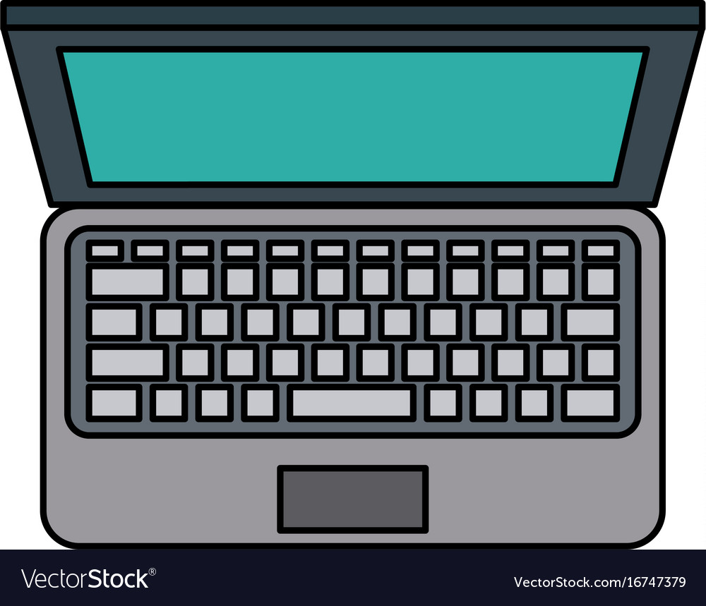 Laptop computer icon imag Royalty Free Vector Image