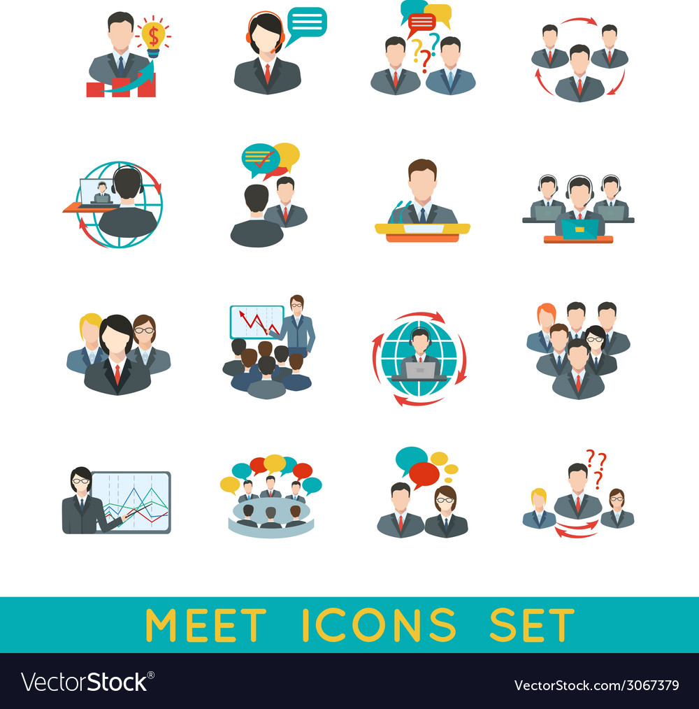 Free Meeting Icon - Download in Flat Style